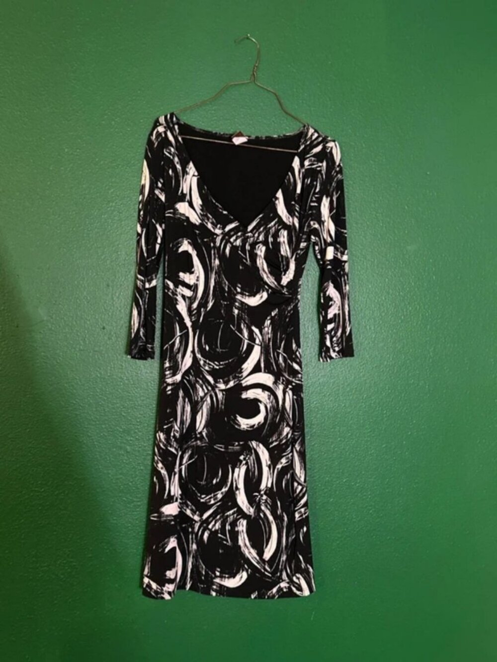 Black & White print dress